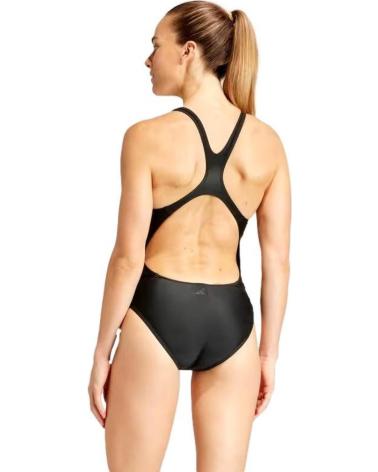 COSTUME DA BAGNO ADIDAS BIG BARS NERO IQ3982 DA DONNA NEGRO