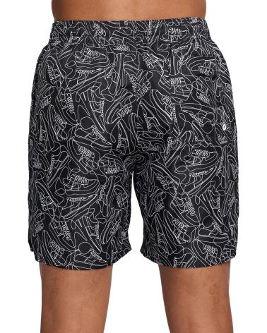 NIKE VOLLEY SNEAKER SWIM SHORTS BLACK NEGRO