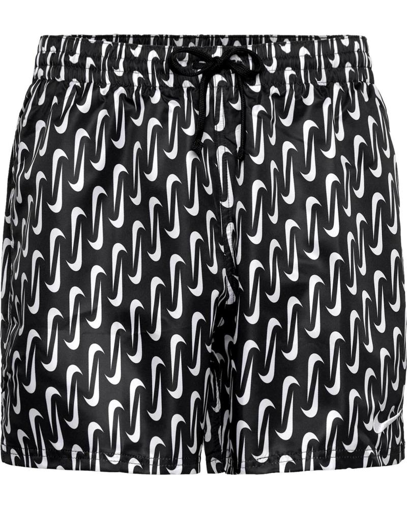 SHORT DE BAIN NIKE SWOOSH LINK NOIR NEGRO