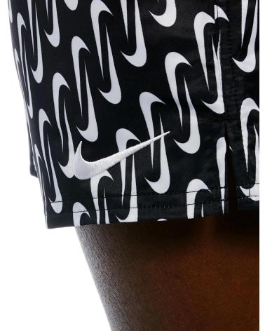 SHORT DE BAIN NIKE SWOOSH LINK NOIR NEGRO