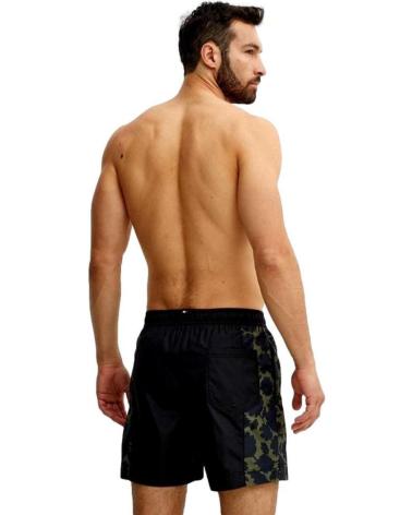 COSTUME DA BAGNO TOMMY JEANS NERO STAMPA SHADOW FLORAL GREEN UM0UM03151 NEGRO