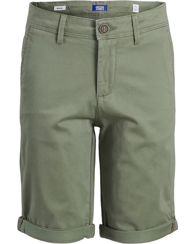 BERMUDA JACK & JONES JJIJJSHORTS VERDI PER BAMBINO - MODELLO 12172213 VERDE