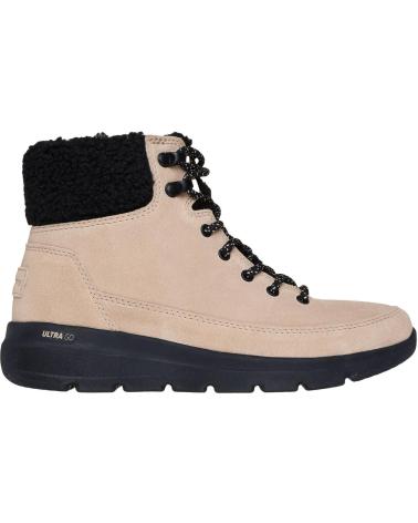 BOTAS SKECHERS ON THE GO GLACIAL ULTRA 16677 BEGE BEIGE