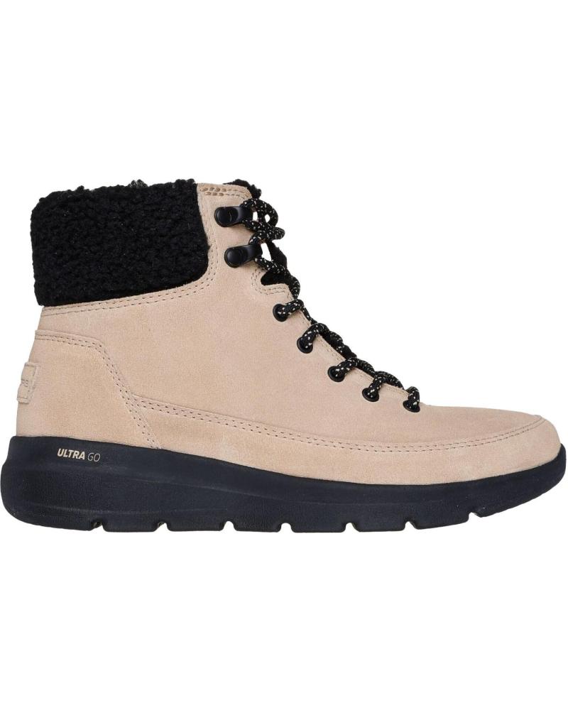 BOTAS SKECHERS ON THE GO GLACIAL ULTRA 16677 BEGE BEIGE