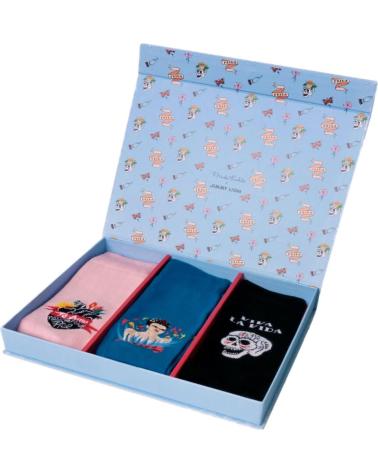 JIMMY LION 'FRIDA' SOCK PACK BLUE EDITION AZUL