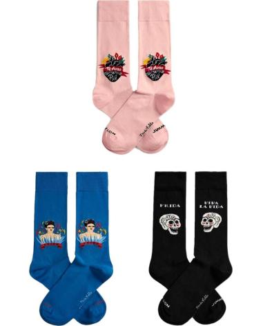 JIMMY LION 'FRIDA' SOCK PACK BLUE EDITION AZUL