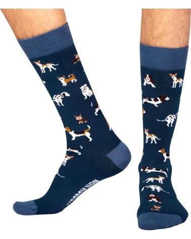 JIMMY LION SOCKEN DOGS BLAU AZUL