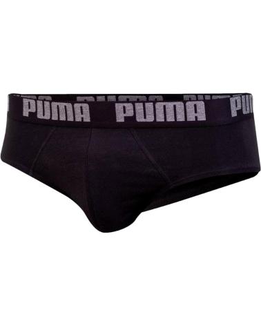 PACK DE DOS CALZONCILLOS SLIP PUMA 521030001 GRIS GRIS