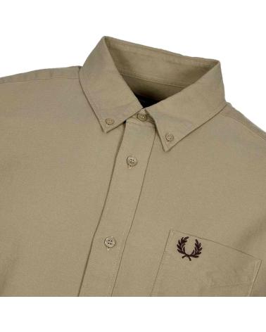 FRED PERRY OXFORD KURZARMHEMD M5503 GRAU GRIS