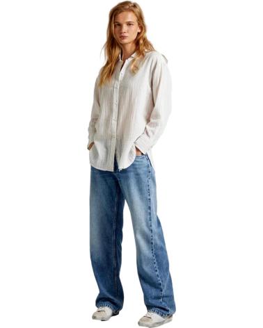 PEPE JEANS CAMISA POLLY PL304804 BLANCA BLANCO