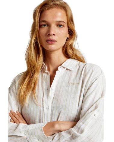 PEPE JEANS CAMISA POLLY PL304804 BLANCA BLANCO