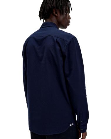 BLAUES OXFORD-HEMD FRED PERRY M5516 AZUL