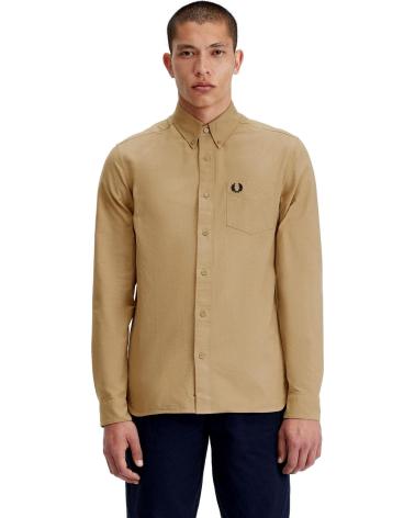 FRED PERRY OXFORD HEMD M5516 BRAUN MARRóN