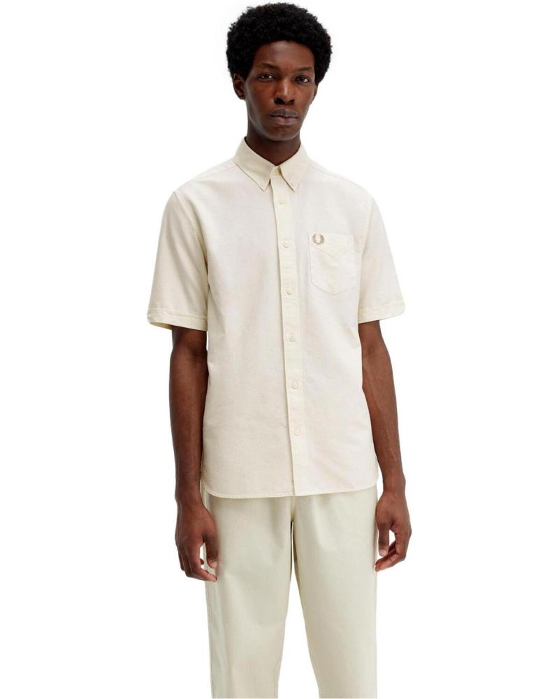 FRED PERRY OXFORD HEMD M5650 BEIGE BEIGE
