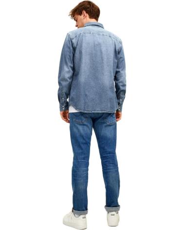 JACK & JONES JEANSHEMD 12138115 BLAU AZUL