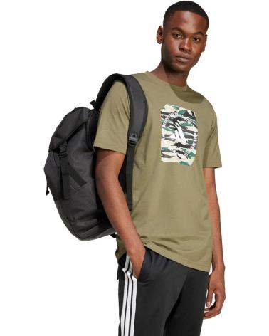 T-SHIRT ADIDAS CON LOGO GRAFICO JM0388 VERDE VERDE
