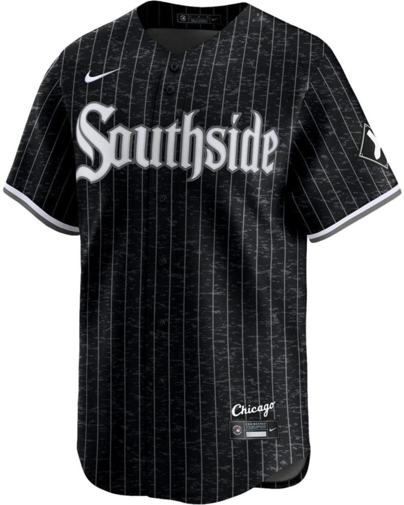 NIKE MAGLIA BASEBALL CHICAGO WHITE SOX CITY CONNECT NERA NEGRO