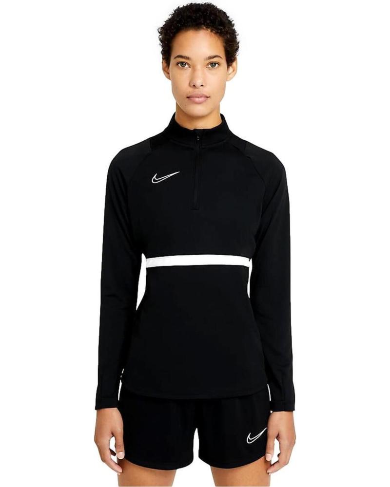 NIKE MAGLIA MANICA LUNGA DRI-FIT CV2653 NERA DA DONNA NEGRO