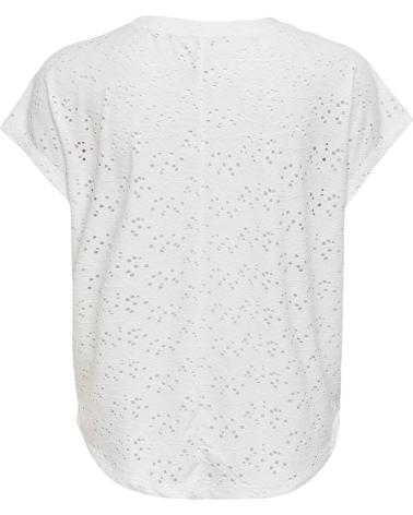 ONLY CAMISETA CALADA MUJER 15231005 BLANCO