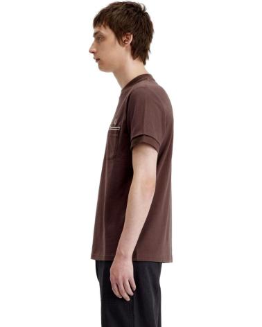 Inizio-FRED-PERRY-CAMISETA-CON-BOLSILLO-M4650-MARRóN
