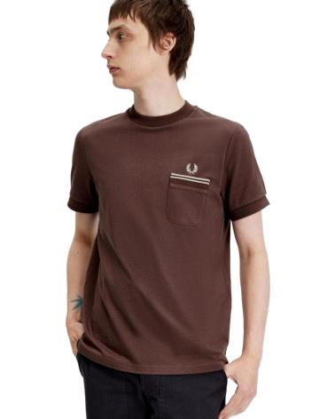 Inizio-FRED-PERRY-CAMISETA-CON-BOLSILLO-M4650-MARRóN
