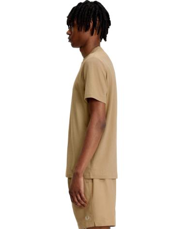 T-SHIRT FRED PERRY M4580 MARRONE MARRóN