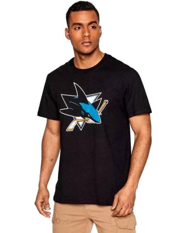 T-SHIRT 47 BRAND SAN JOSE SHARKS NHL PRETA NEGRO