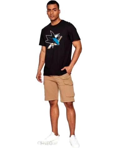 T-SHIRT 47 BRAND SAN JOSE SHARKS NHL PRETA NEGRO