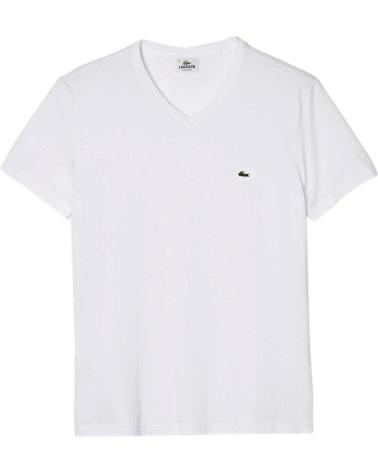 Inizio-LACOSTE-CAMISETA-HOMBRE-CUELLO-EN-PICO-TH2036-BLANCO