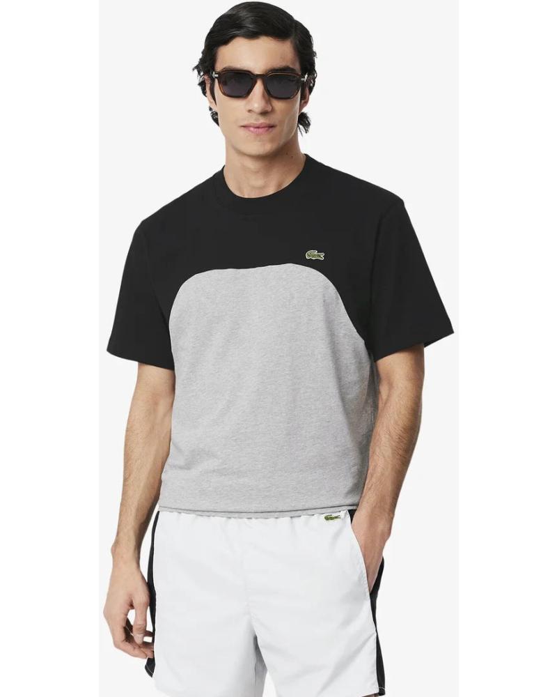T-SHIRT LACOSTE MAGLIA TH955100 GRIGIA GRIS