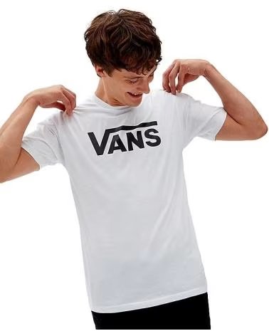 CAMISETA VANS OFF THE WALL CLASSIC BLANCA VN000GGGYB21 BLANCO