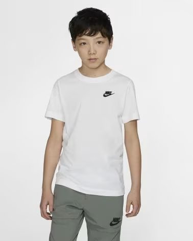 NIKE SPORTSWEAR CAMISETA MANGA CORTA CON LOGO BLANCA BLANCO