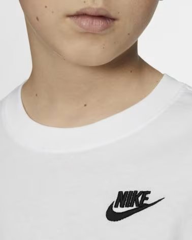 NIKE SPORTSWEAR CAMISETA MANGA CORTA CON LOGO BLANCA BLANCO