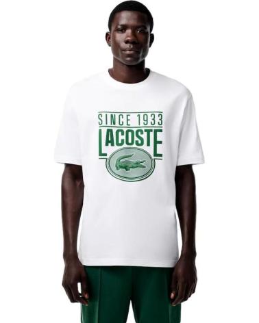 T-SHIRT LACOSTE TH31500001 BRANCA BLANCO