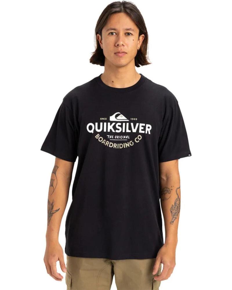 T-SHIRT QUIKSILVER TYPED OUT EQYZT08064 NERA BLACK