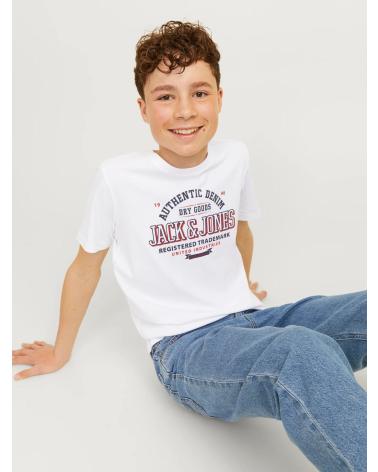 JACK AND JONES CAMISETA BASICA JACK JONES PARA CHICO 12258876 COLOR BLANCO