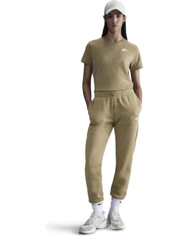 T-SHIRT NIKE CLUB ESSENTIAL DX7902 BEIGE A MANICHE CORTE BEIGE