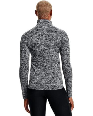 UNDER ARMOUR CAMISETA TECH 1320128 COM GOLA ZÍPER CINZA GRIS