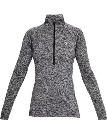 UNDER ARMOUR CAMISETA TECH 1320128 COM GOLA ZÍPER CINZA GRIS