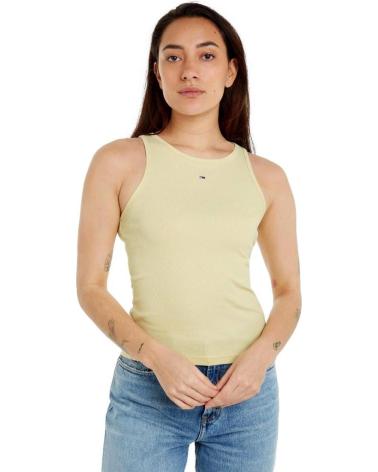 TOMMY JEANS CAMISETA CANALE ESSENTIAL AMARILLO DW0DW17382 AMARILLO