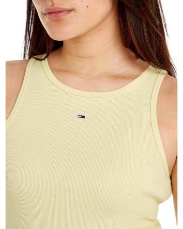 TOMMY JEANS CAMISETA CANALE ESSENTIAL AMARILLO DW0DW17382 AMARILLO