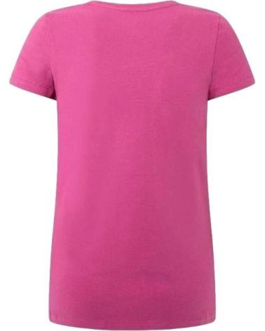 PEPE JEANS T-SHIRT MIT LOGODRUCK KORINA PL505834 ROSA ROSA