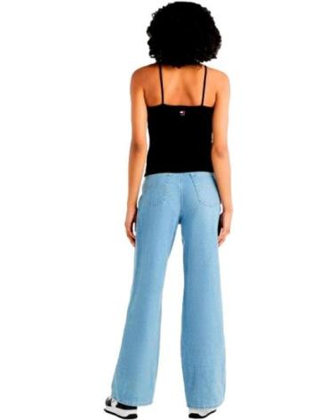 TOMMY JEANS CAMISETA DE TIRANTES NEGRA DW0DW17364 AZUL