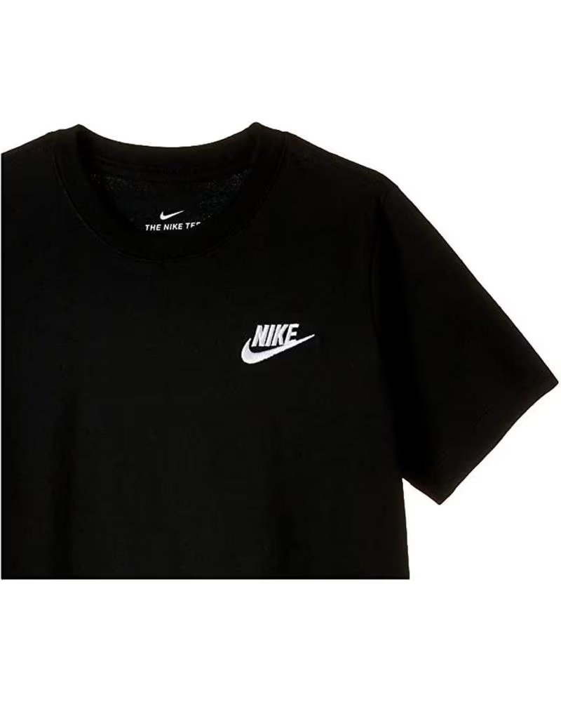 NIKE SPORTSWEAR KURZARM-T-SHIRT SCHWARZ FÜR KINDER NEGRO