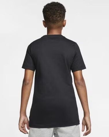 NIKE SPORTSWEAR KURZARM-T-SHIRT SCHWARZ FÜR KINDER NEGRO