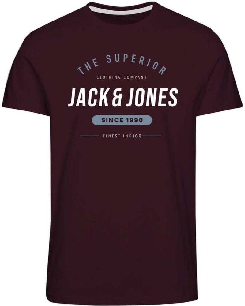 T-SHIRT JACK & JONES 12190364 GRENAT AVEC IMPRIMÉ GRAPHIQUE POUR ENFANT ROJO