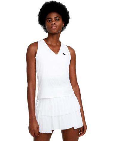 CANOTTA NIKE COURT VICTORY CV4784-100 BIANCA BLANCO