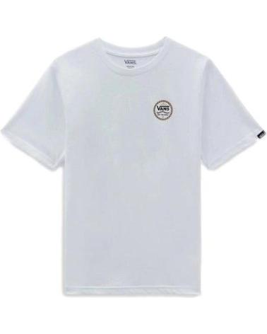 T-SHIRT VANS OFF THE WALL LOCKIT-B JUNIOR VN000FGYW BIANCA CON LOGO POSTERIORE BLANCO