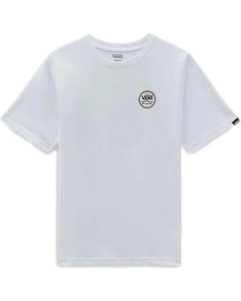 VANS OFF THE WALL LOCKIT-B JUNIOR T-SHIRT VN000FGYW WEISS MIT RÜCKENLOGO BLANCO