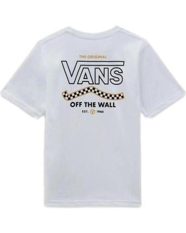 VANS OFF THE WALL LOCKIT-B JUNIOR T-SHIRT VN000FGYW WEISS MIT RÜCKENLOGO BLANCO